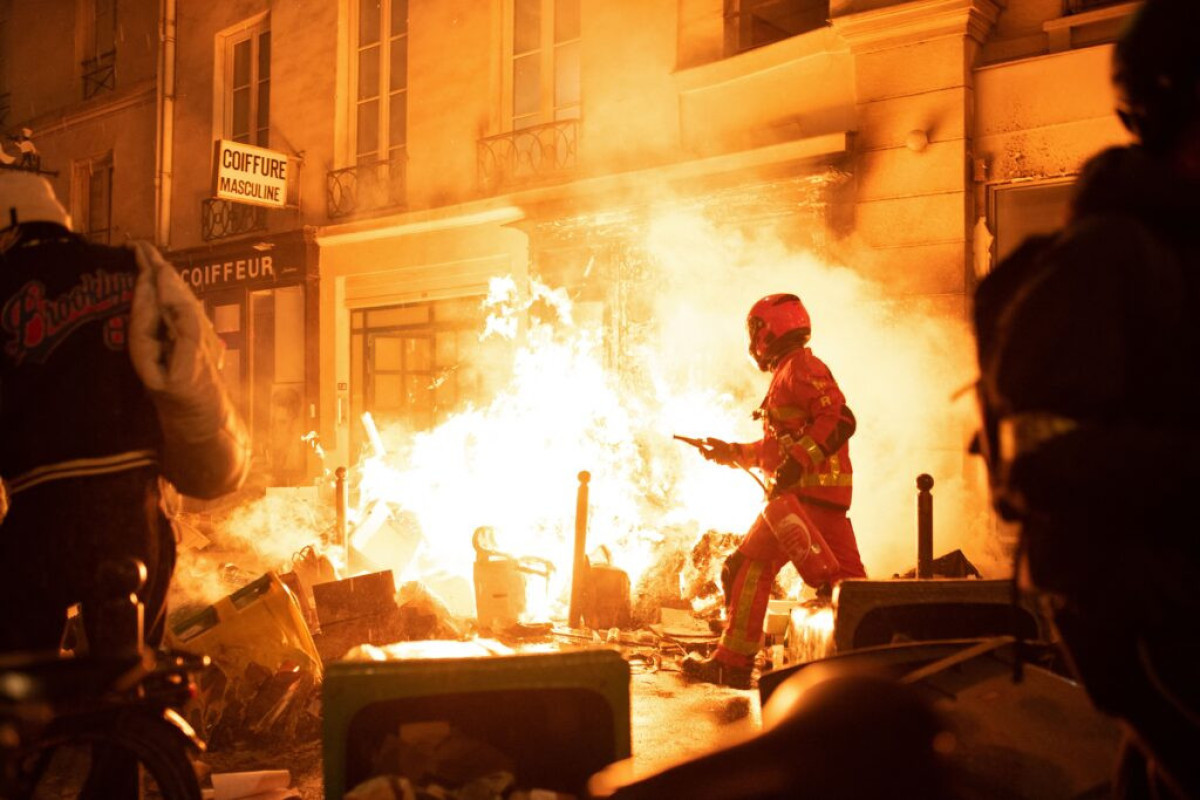 France riots: Paris firefighter dies battling blaze in car park during sixth night of unrest