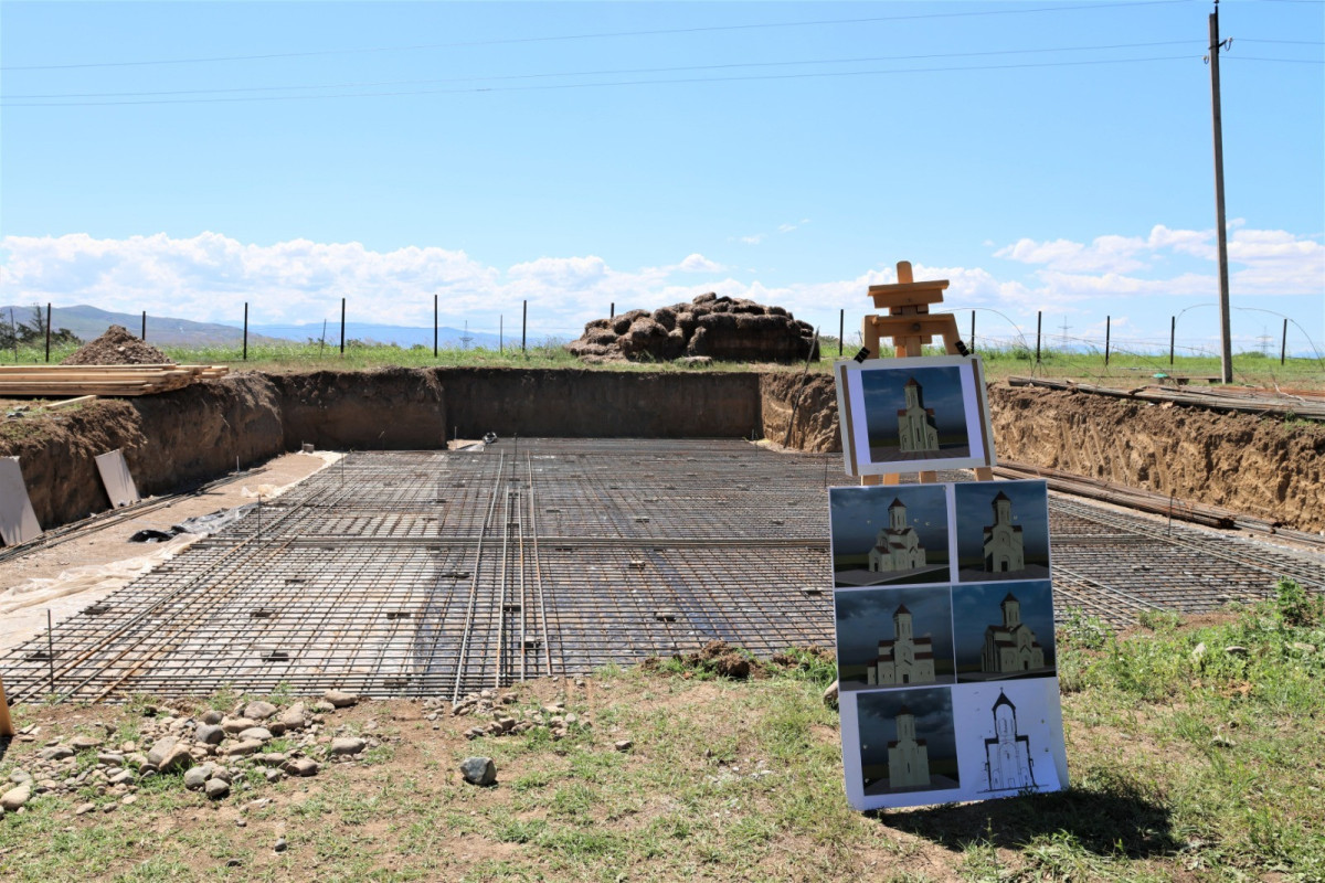 Church being built in Georgia's territory near Azerbaijan border