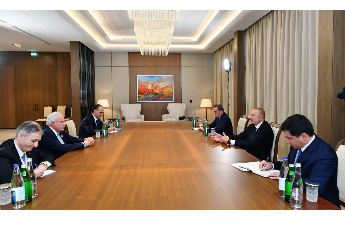 President Ilham Aliyev receives Foreign Minister of Palestine-UPDATED 