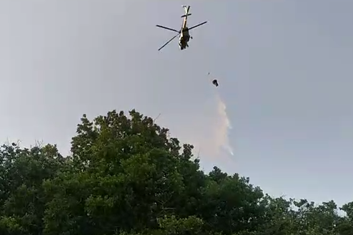 Fire in Shabran's complex terrain area brought under control-VIDEO -UPDATED 