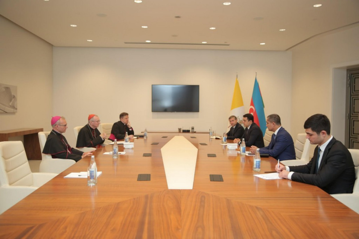 Secretary of State of Holy See meets with Azerbaijan’s Culture Minister