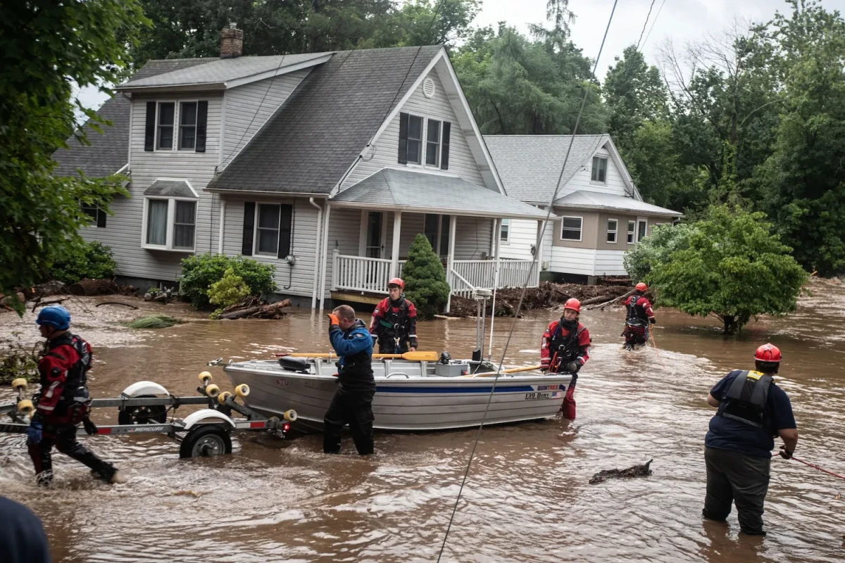 Flash floods rage in Vermont, New York; 50 rescued by swift boat