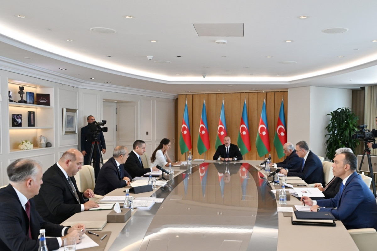 President Ilham Aliyev chaired meeting dedicated to socio-economic results of six months of this year-UPDATED -PHOTO -VIDEO 