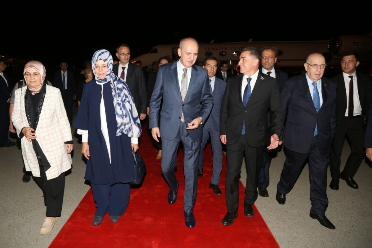 Chairman of the Grand National Assembly of Türkiye arrives in Azerbaijan