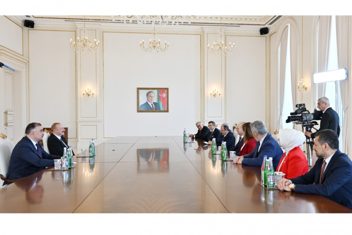 President Ilham Aliyev received Chairman of Grand National Assembly of Türkiye-UPDATED 