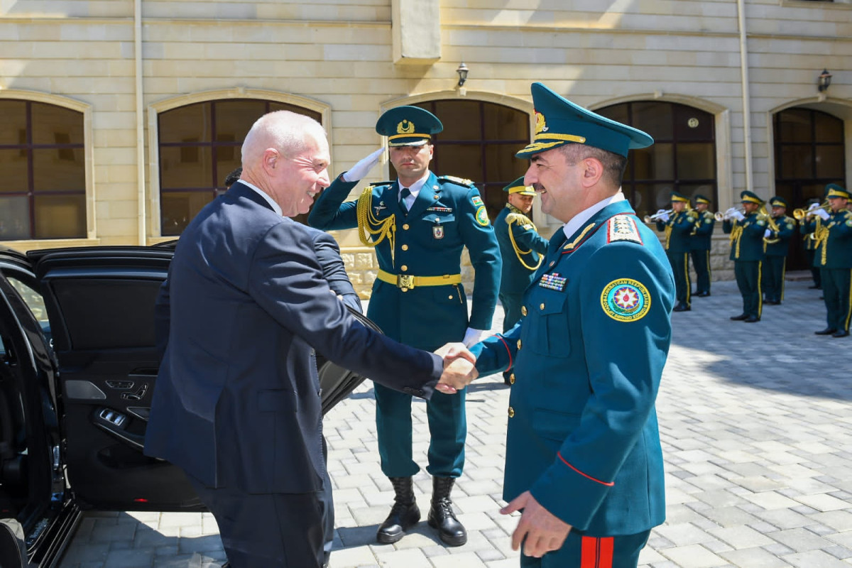 Head of Azerbaijan's SBS received Israeli Minister of Defense