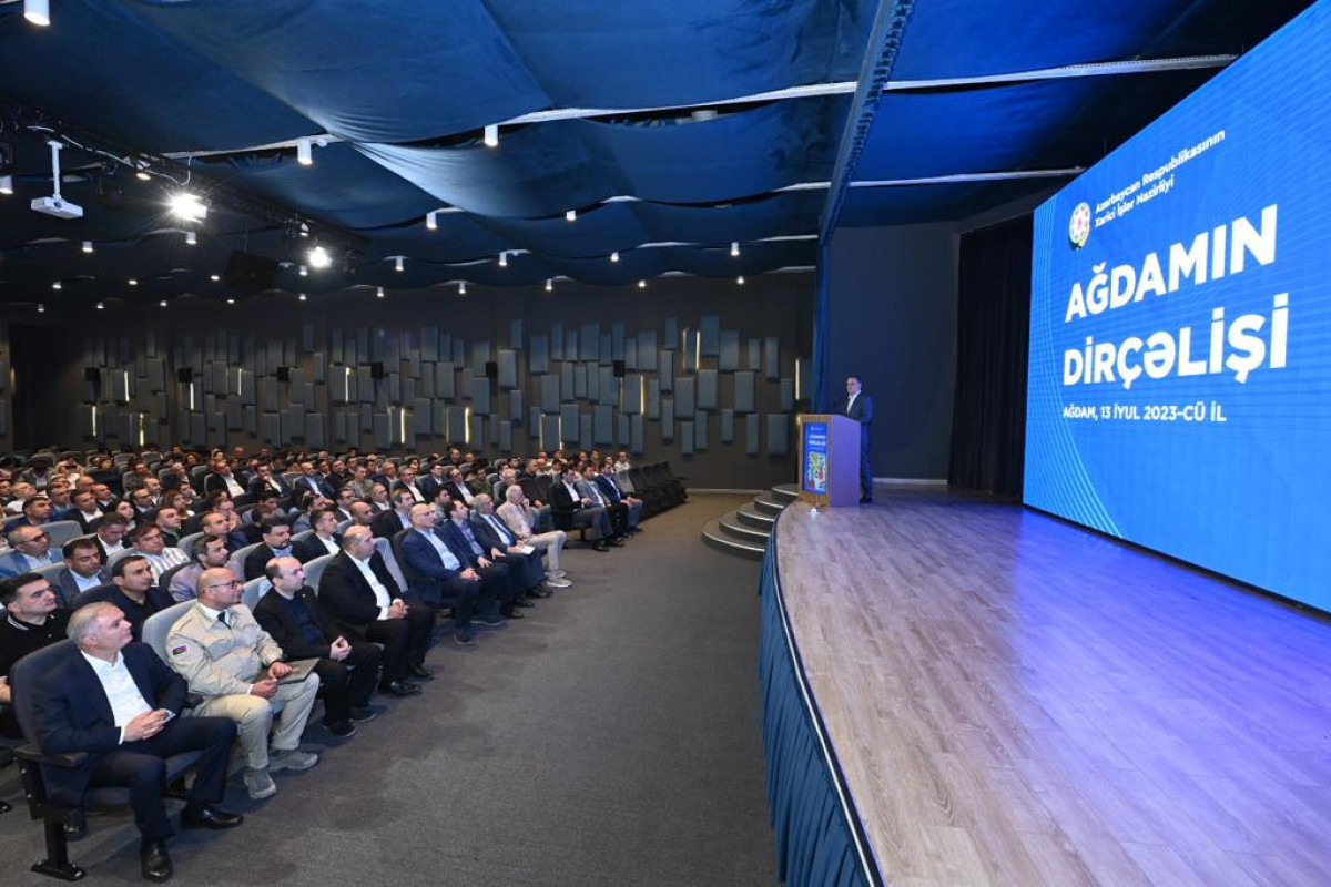 Heads of diplomatic service bodies attend the ""Revival of Aghdam" Conference-PHOTO 