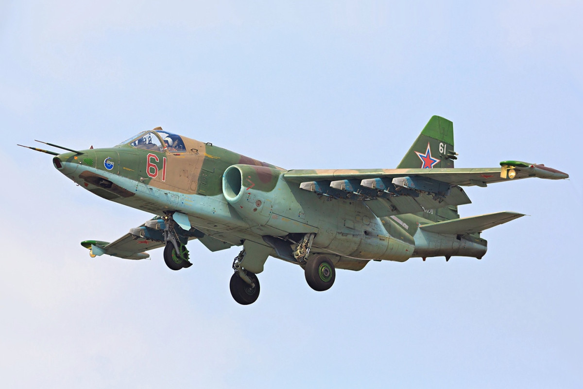 Russian Su-25 fighter jet crashes into Sea of Azov