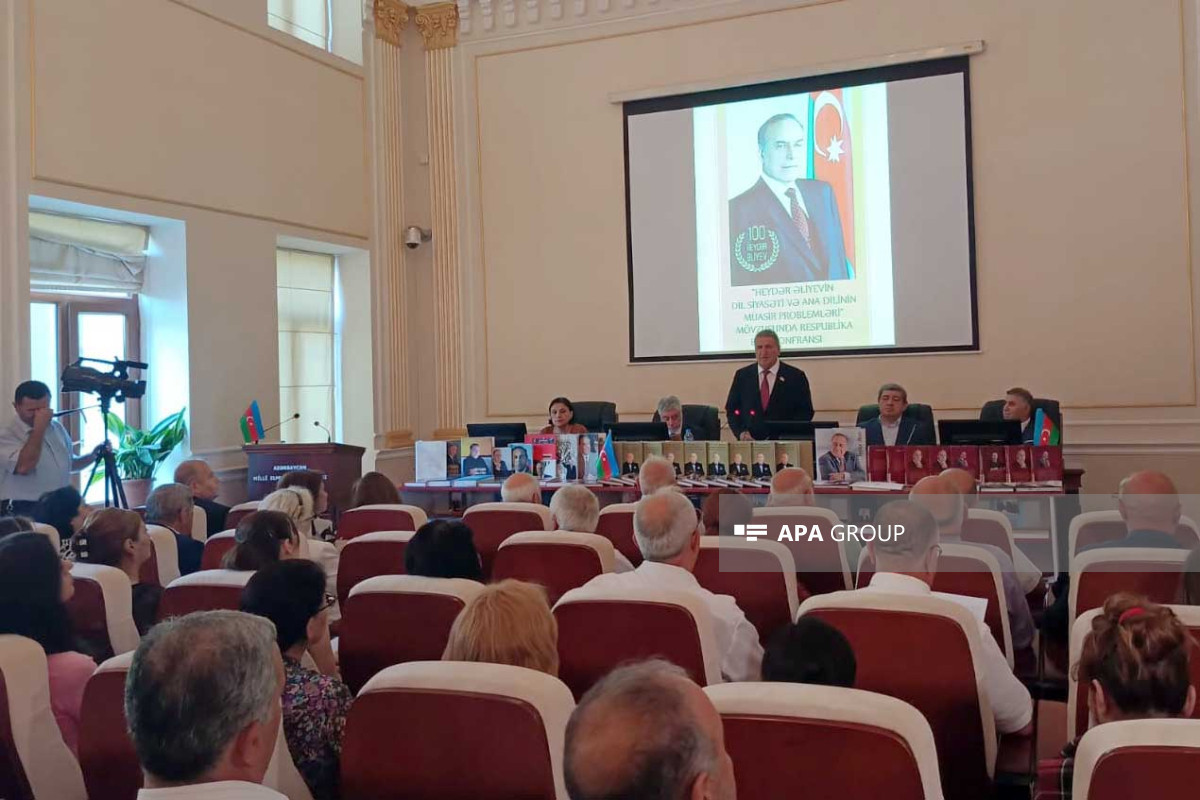 ANAS holds conference themed "Language policy of Heydar Aliyev"