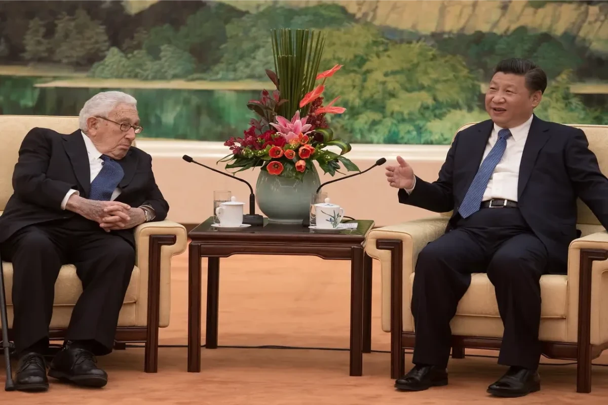 China's President Xi meets with Henry Kissinger in Beijing