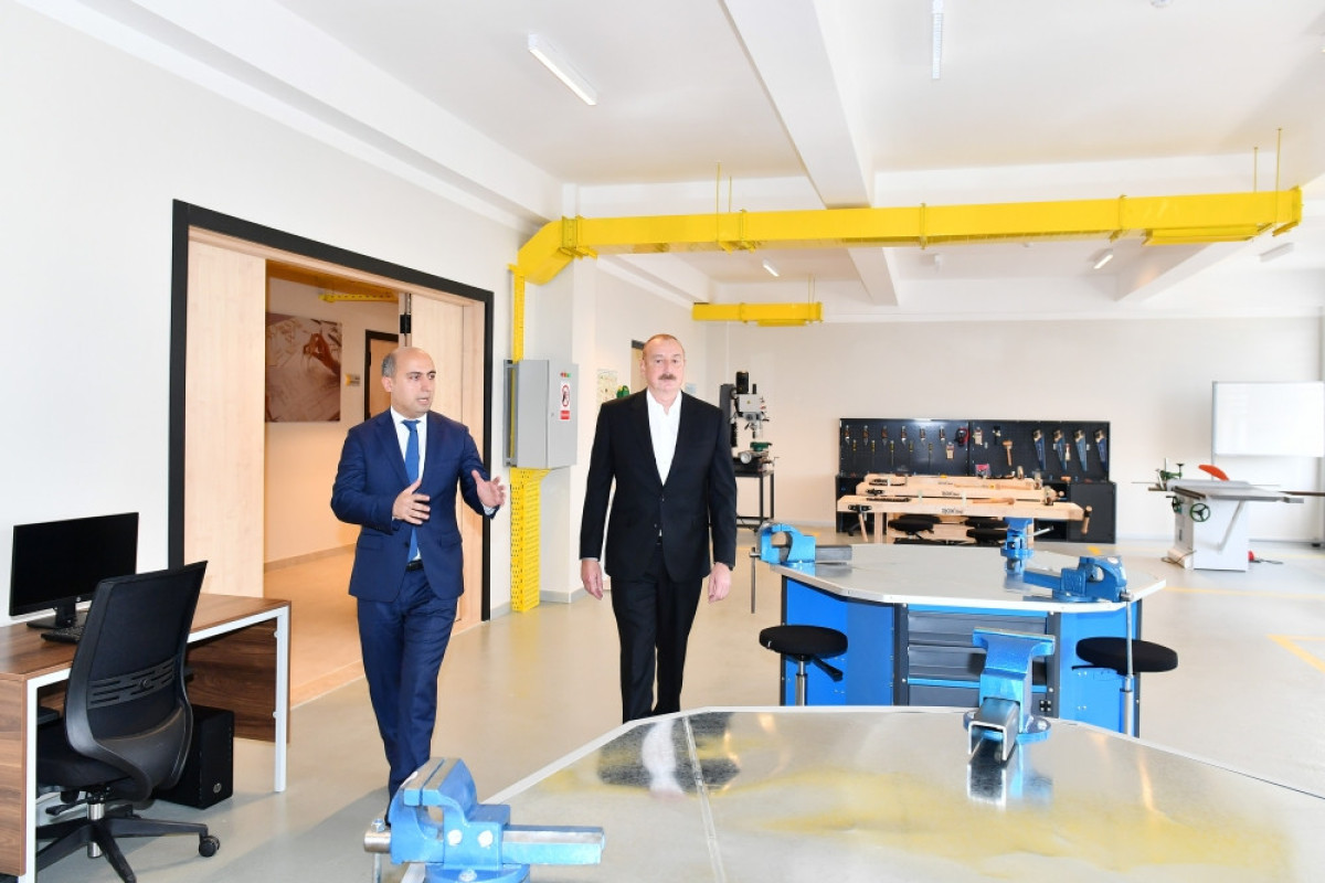 President Ilham Aliyev attended opening of Jalilabad State Vocational Education Center-PHOTO -UPDATED 