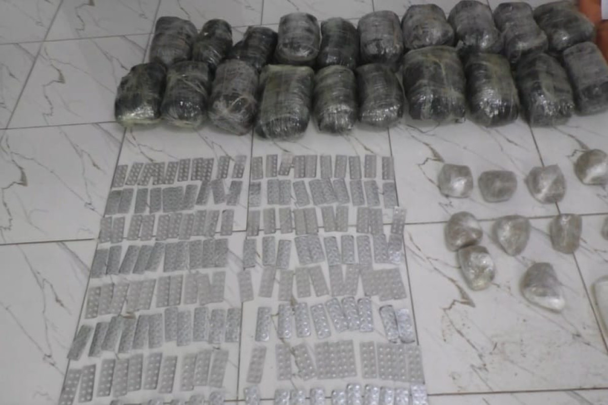 Azerbaijan prevents trafficking of 46 kilograms of narcotics smuggled from Iran