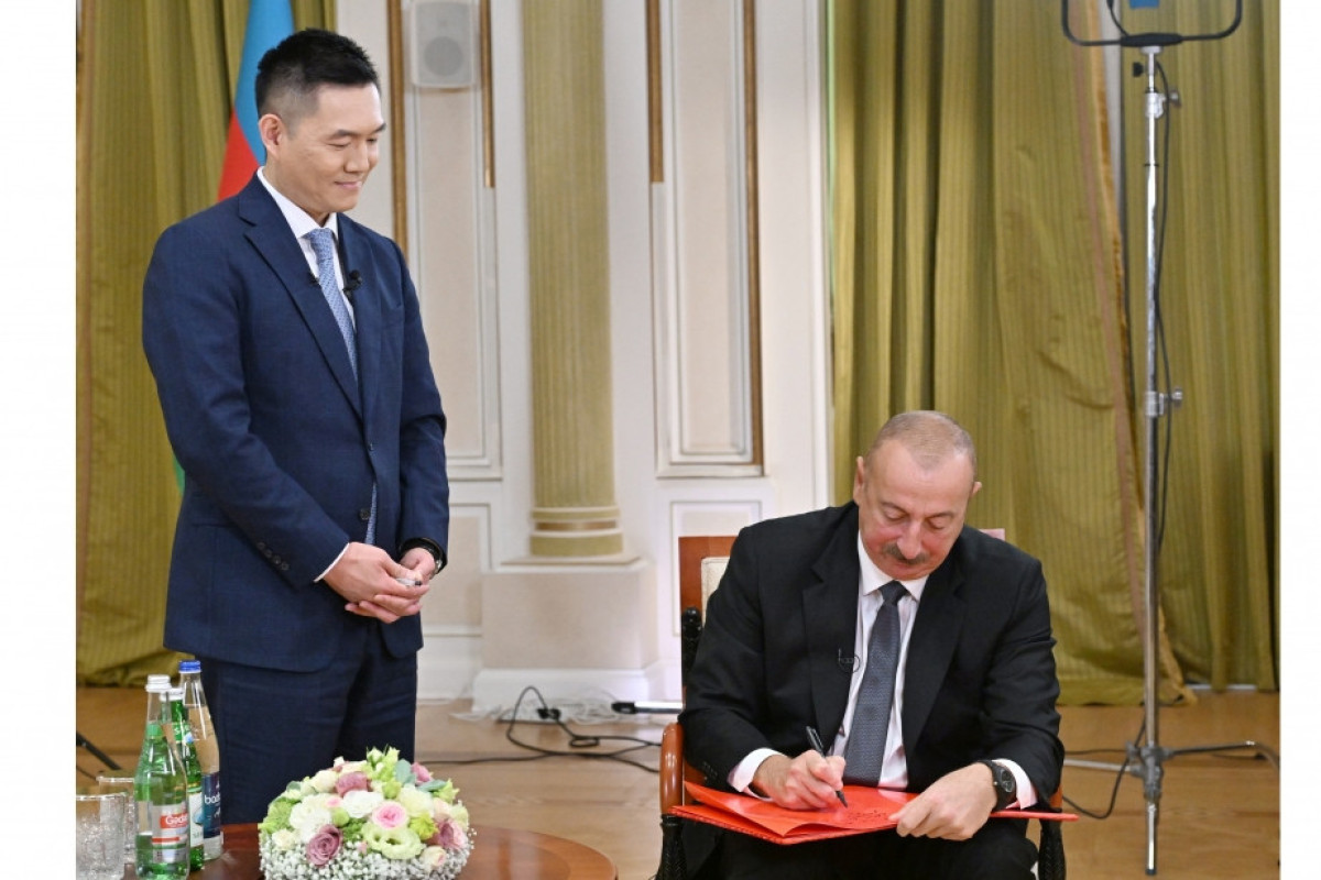 President: Relatively recently, Azerbaijani-Chinese relations have been intensified even more