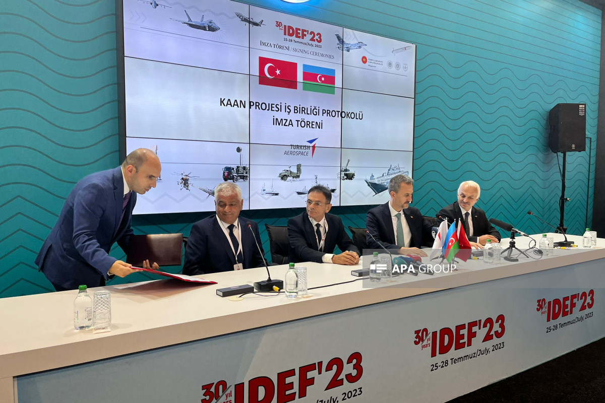 Azerbaijan, Türkiye ink co-improve Kaan national combat aircraft