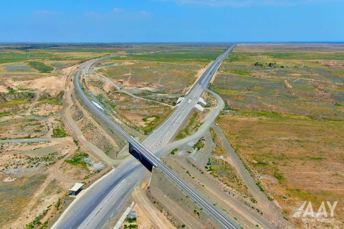 Construction of Azerbaijan's Barda-Agdam highway nears completion -PHOTO 