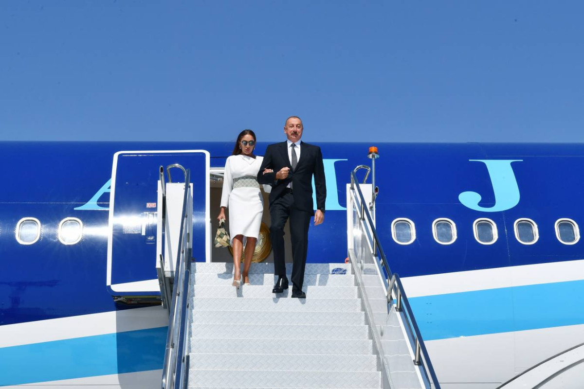 Vice President of Azerbaijan Mehriban Aliyeva and President of Azerbaijan Ilham Aliyev