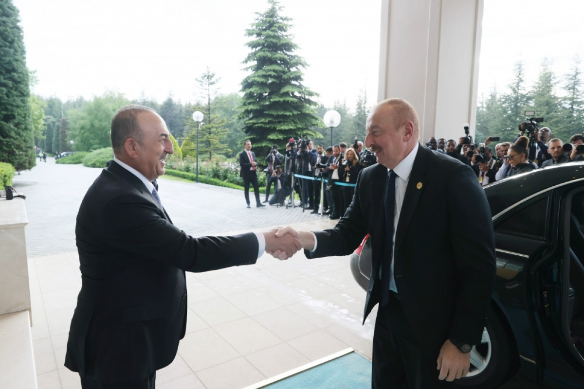 President of Azerbaijan Ilham Aliyev and First Lady Mehriban Aliyeva attend the dinner hosted on  behalf of the President of Türkiye