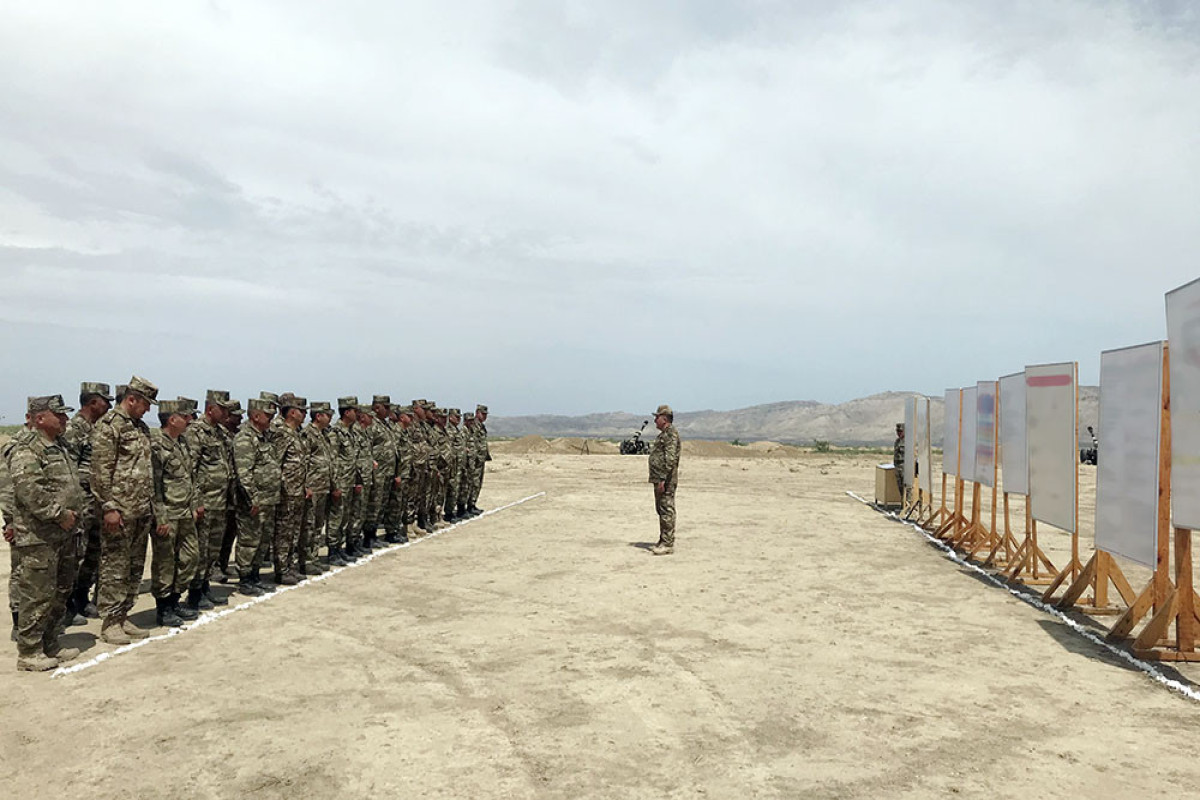 Training-methodical sessions were held with the artillery chiefs - Azerbaijani MoD
