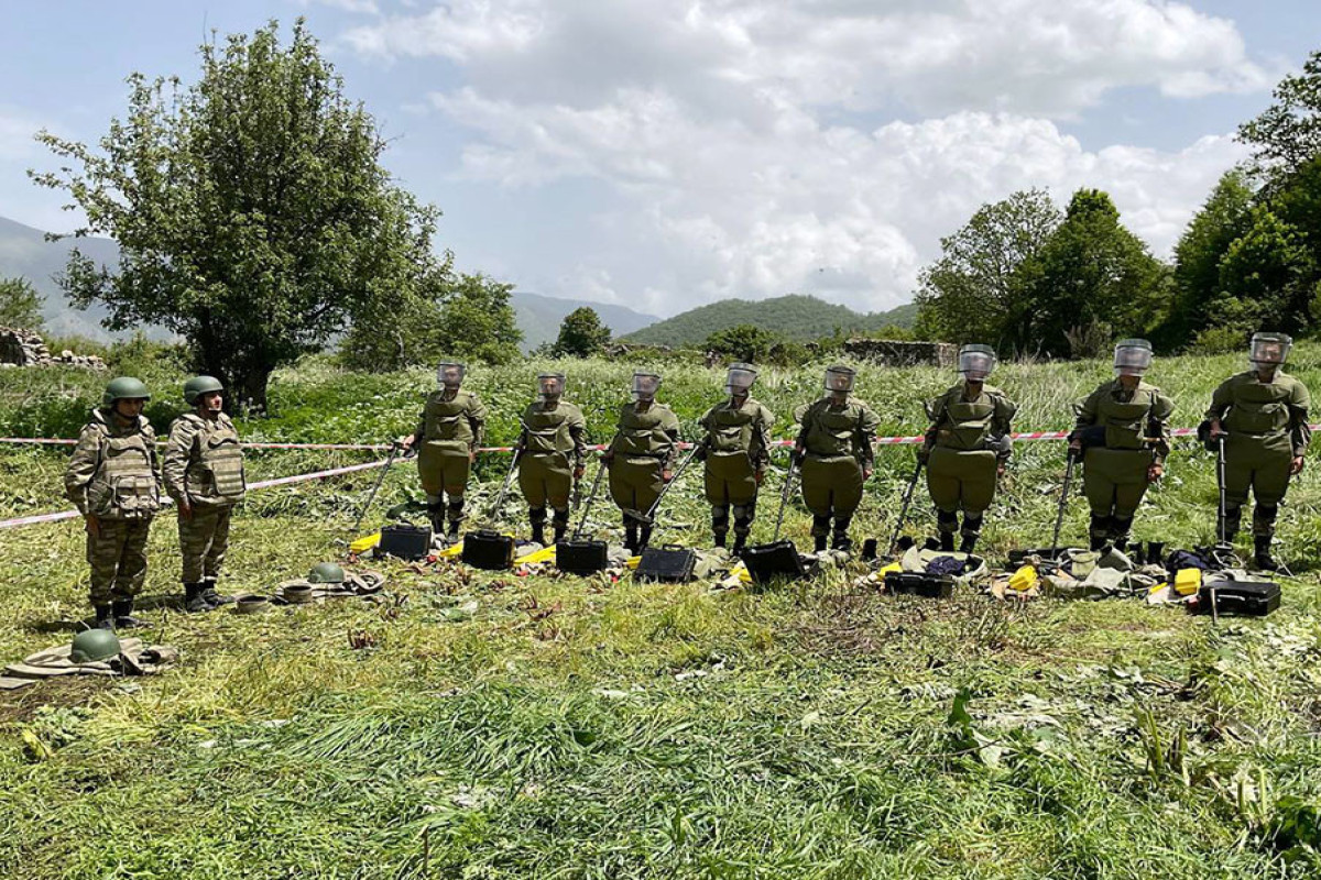200 hectares of area completely cleared of mines in liberated territories - Azerbaijani MoD