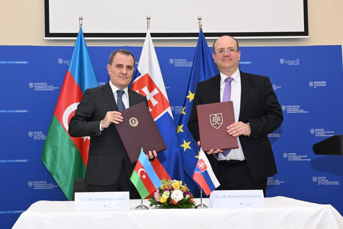 Azerbaijan and Slovakia signed agreement on avoidance of double taxation