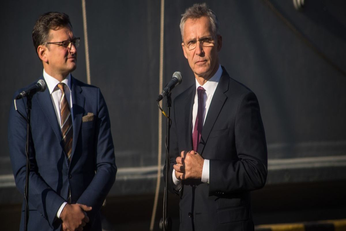 NATO Secretary General discussed destruction of Kakhovka dam with Ukrainian FM