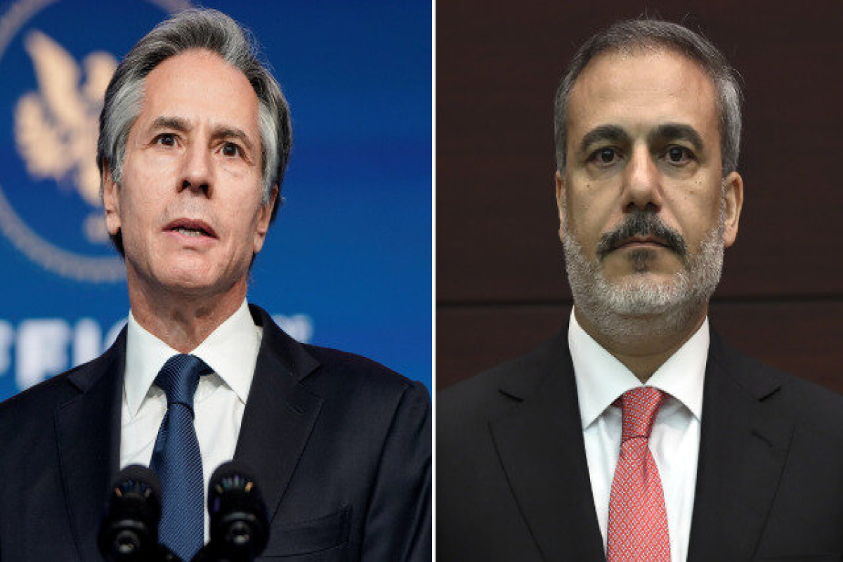 U.S. Secretary of State Antony Blinken and Türkiye's new Foreign Minister Hakan Fidan