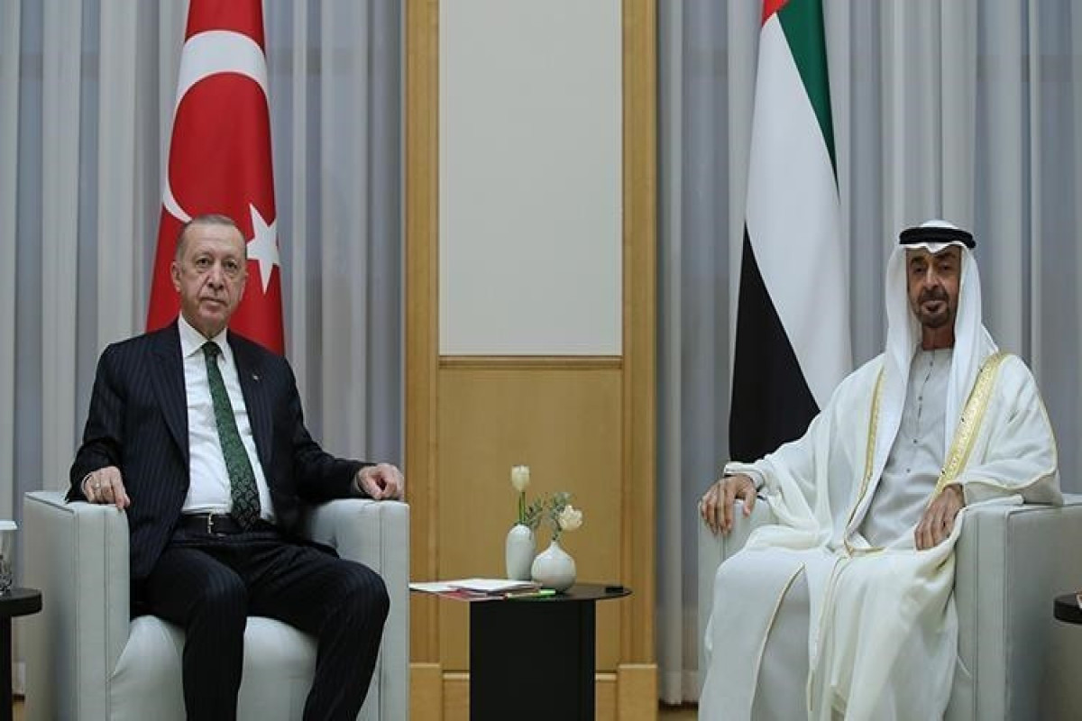Turkiye's President meets with UAE President in Istanbul