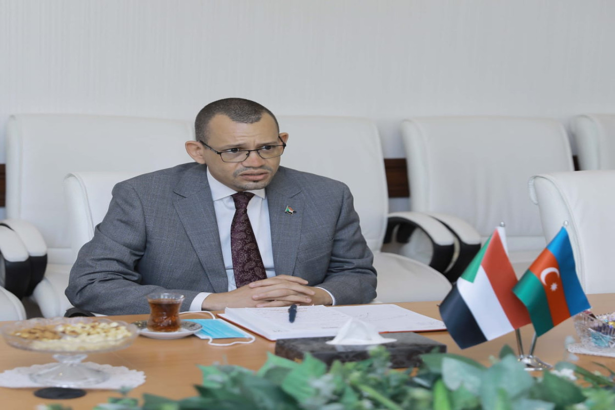 temporary charge d'affaires of the Sudanese embassy in Azerbaijan Mustafa Abdul Halim Mahmoud