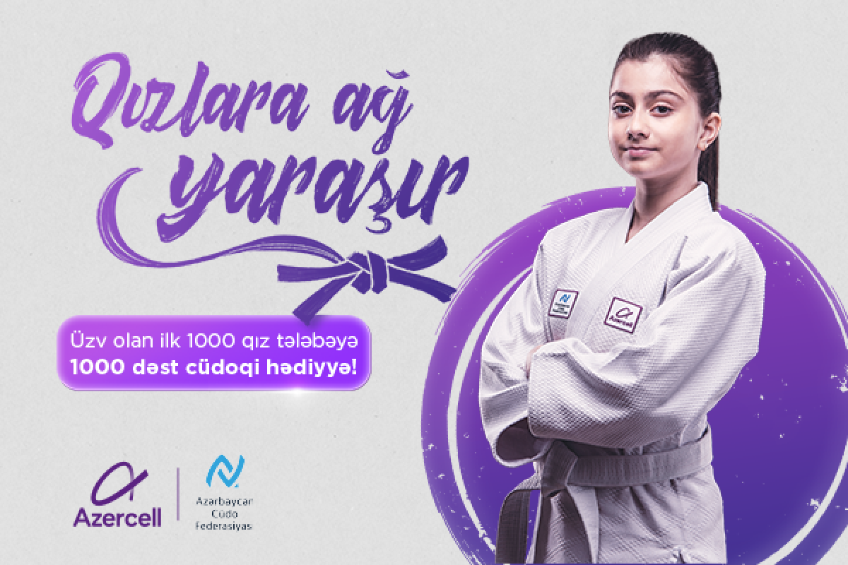 “Azercell Telecom” and Azerbaijan Judo Federation jointly launch “White suits girls best” project