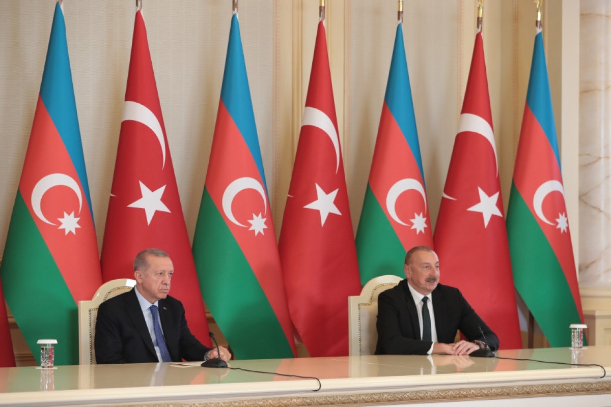 President of Türkiye Recep Tayyip Erdogan - President of Azerbaijan Ilham Aliyev