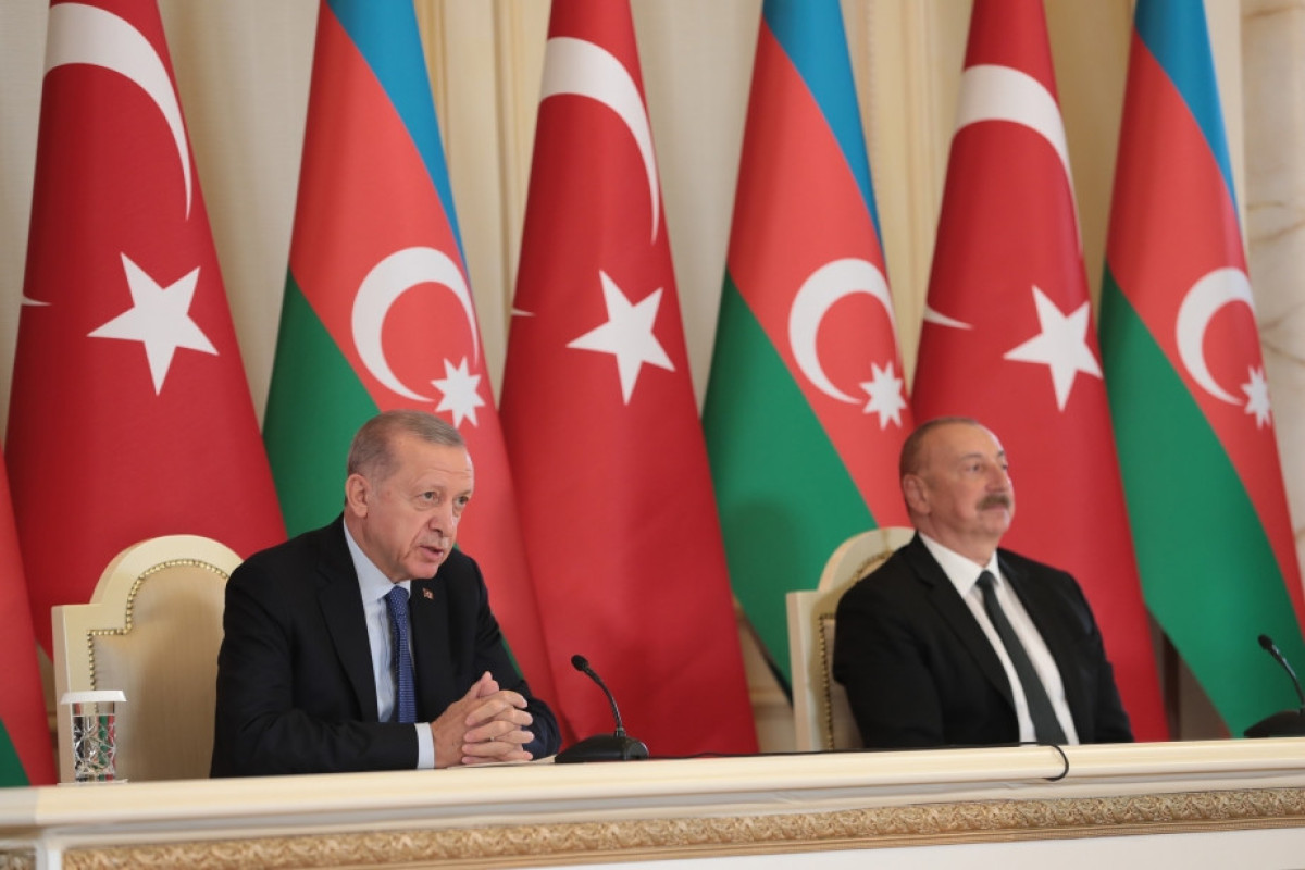 President of Türkiye Recep Tayyip Erdogan - President of Azerbaijan Ilham Aliyev