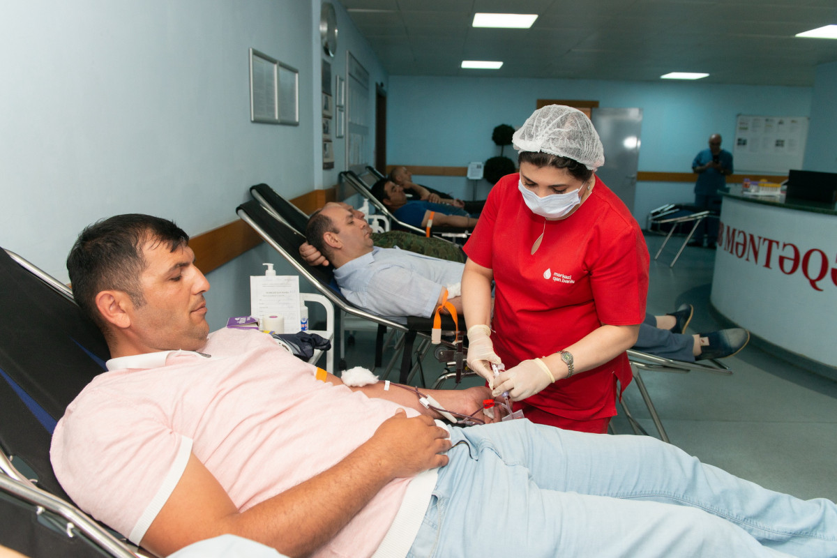 A blood donation campaign was held at "Baku Steel Company" CJSC-PHOTO 