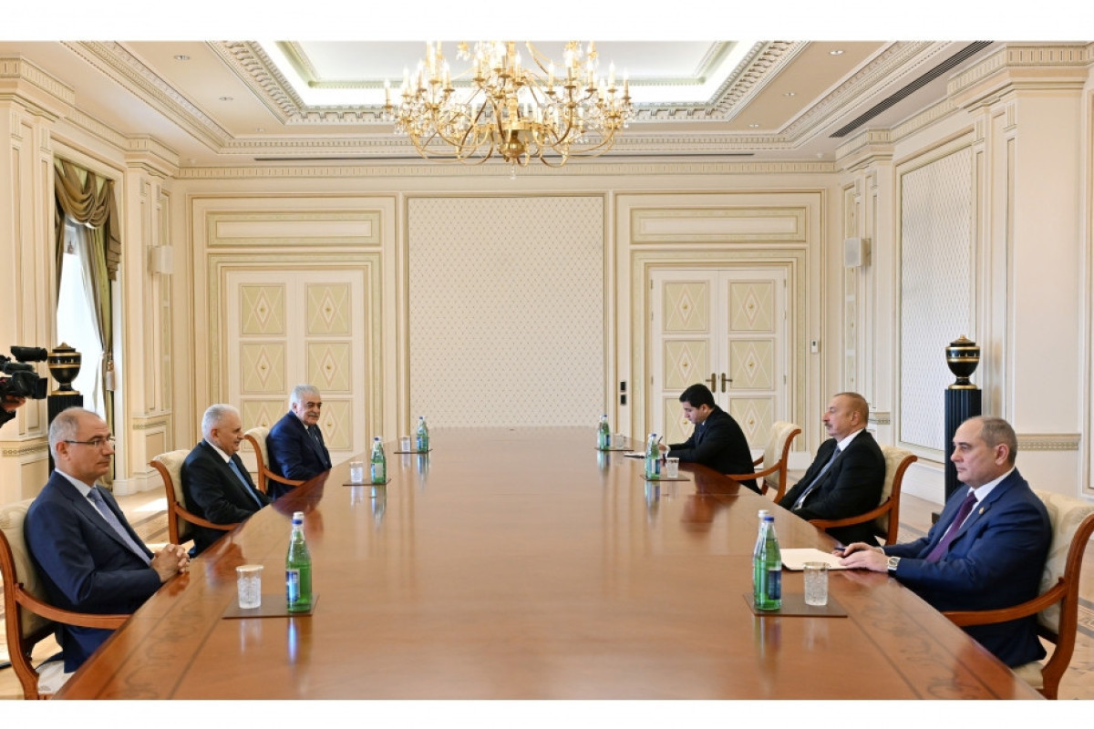 President of Azerbaijan Ilham Aliyev received First Deputy Chairman of Türkiye’s Justice and Development Party Binali Yıldırım-UPDATED 