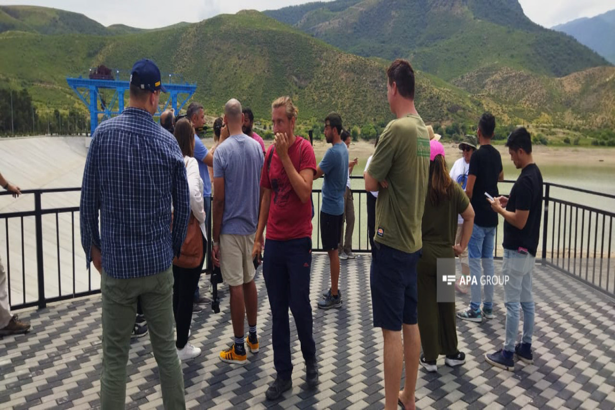 Travelers from 14 countries visited Azerbaijan's Sugovushan -PHOTO 
