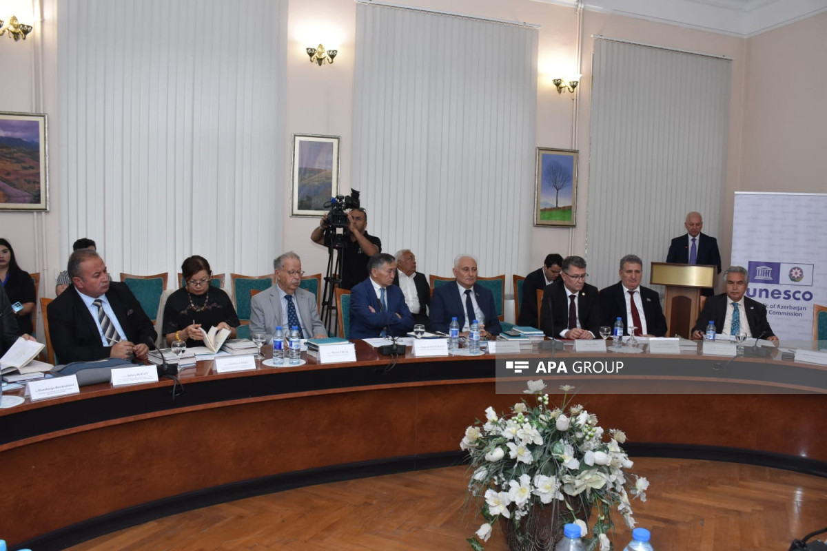 Baku hosts conference themed "Ancient Turkic Writing Culture" -PHOTO 