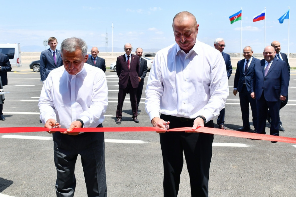 President of Azerbaijan and President of Tatarstan attend opening of Auto Leasing Azerbaijan LLC-UPDATED 