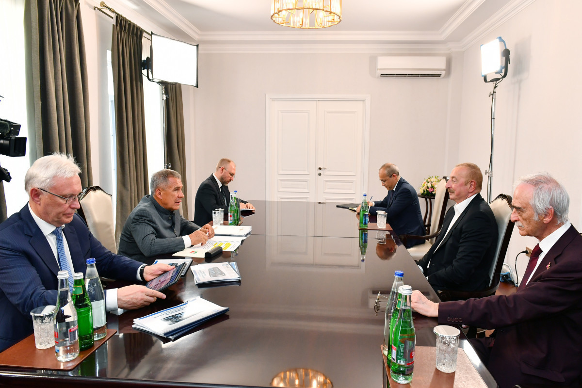President of Azerbaijan Ilham Aliyev held meeting with Rais of Republic of Tatarstan Rustam Minnikhanov-UPDATED 