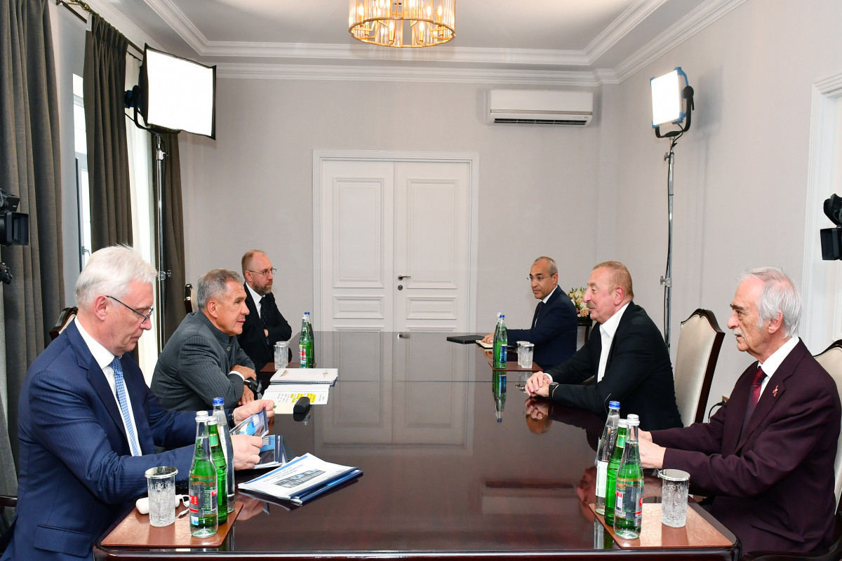 Azerbaijani President:  Peoples of Tatarstan and Azerbaijan have maintained fraternal and friendly relations for centuries