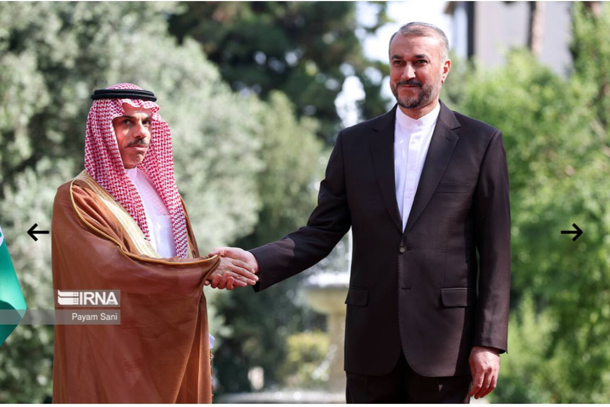 Iranian, Saudi FMs meet in Tehran