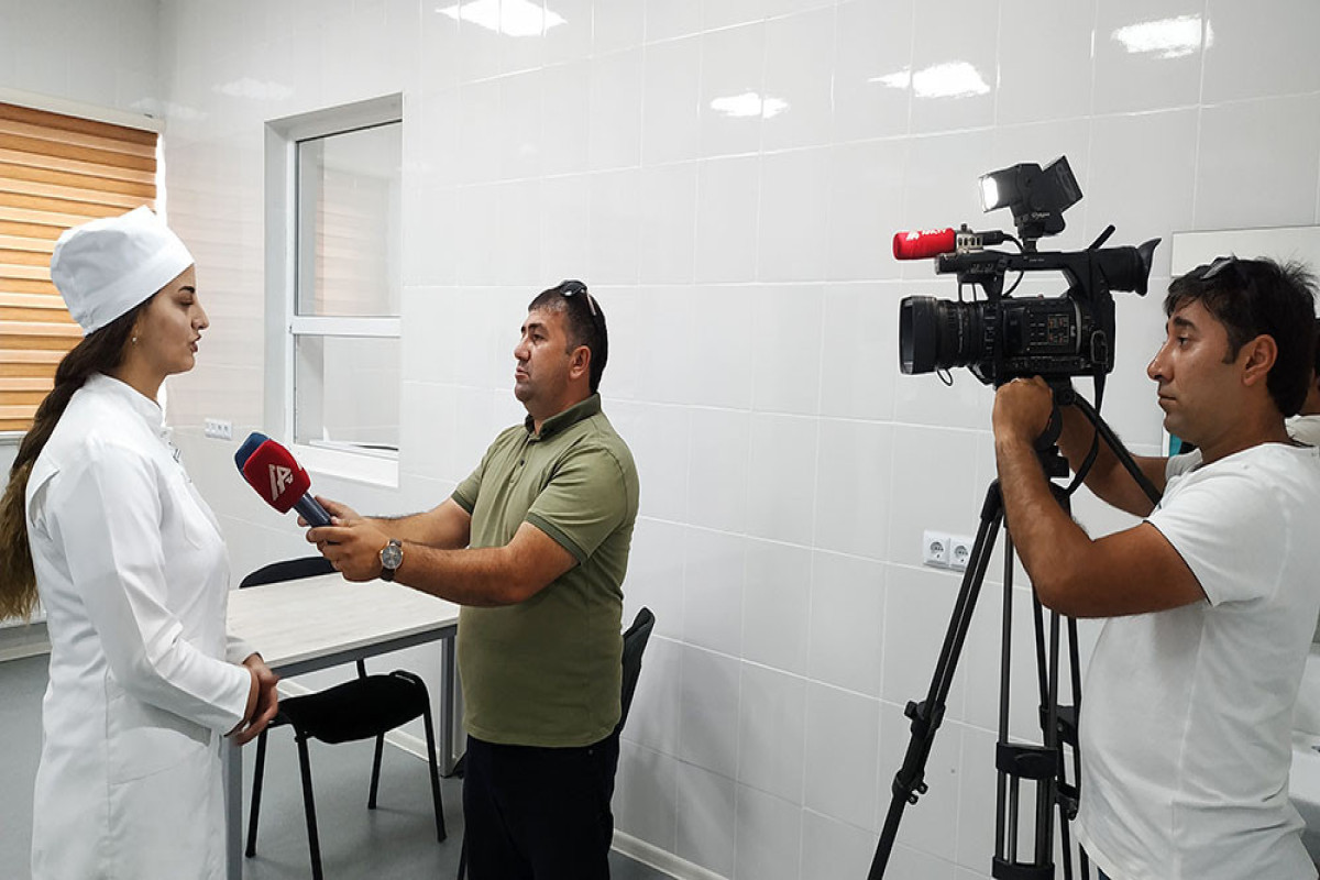 A media tour was organized to military medical institutions in Azerbaijan's liberated territories