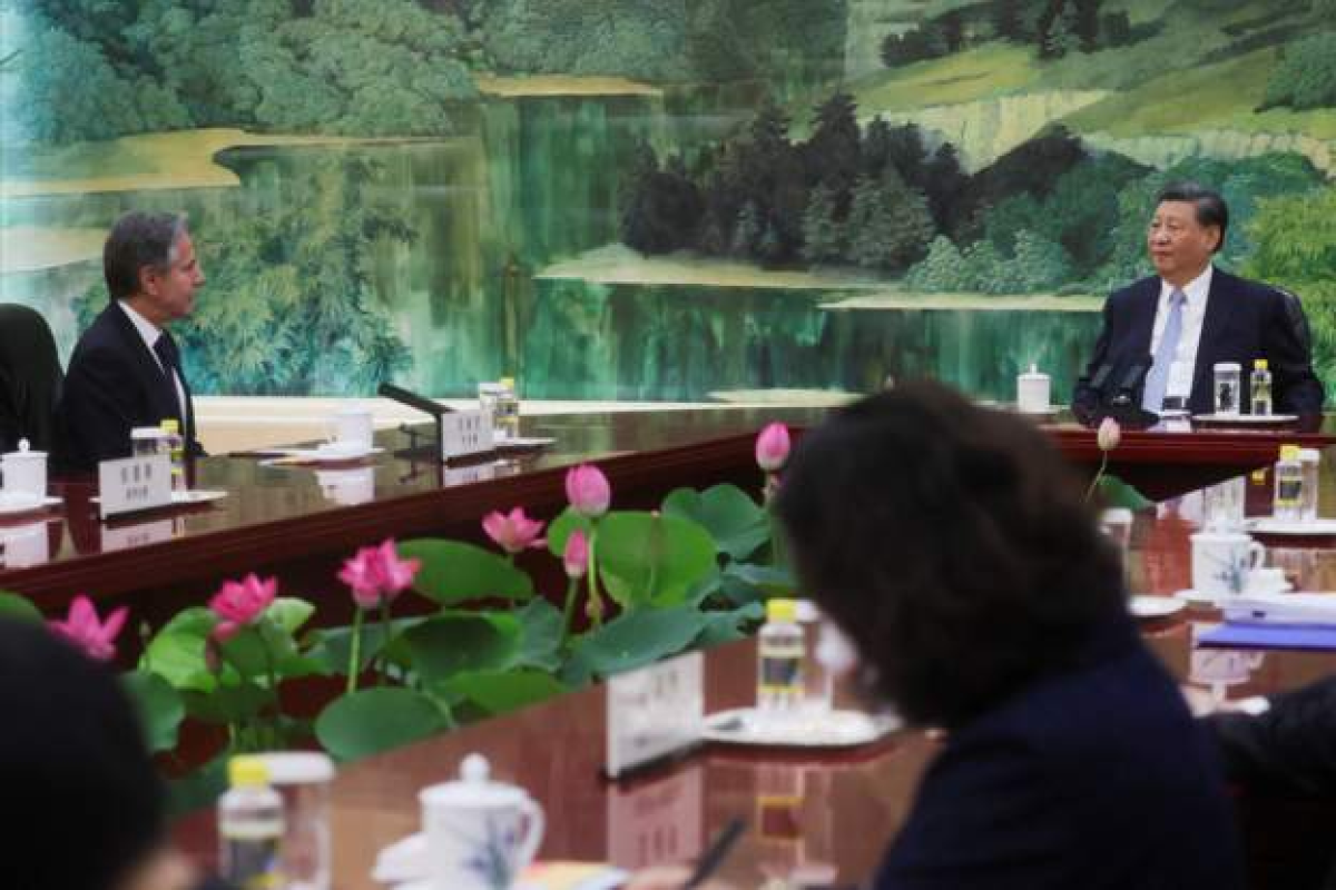 Antony Blinken, US State Secretary and Xi Jinping President of PRC