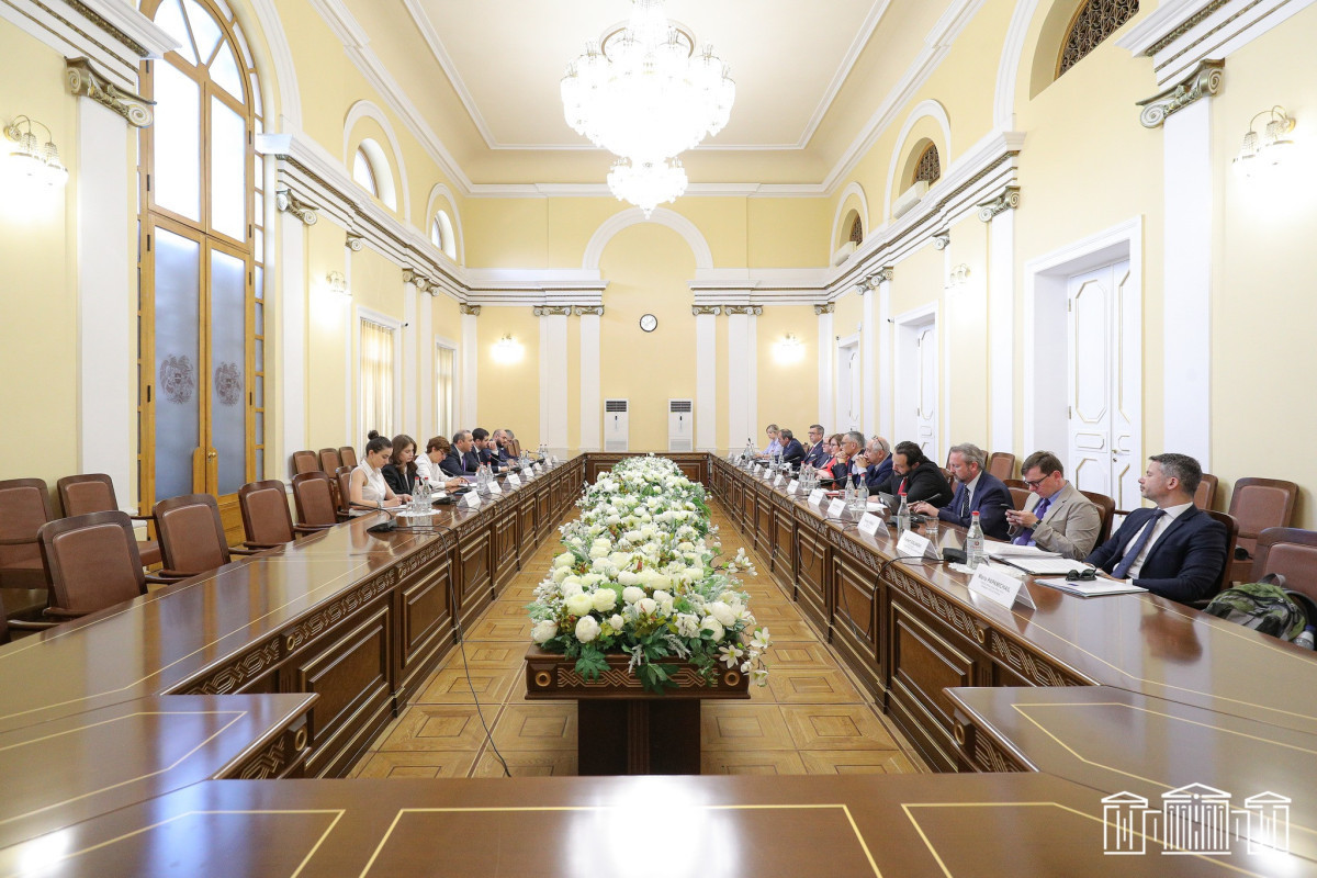 Grigoryan meets with the European parliamentarians who will assess the situation on the border with Azerbaijan