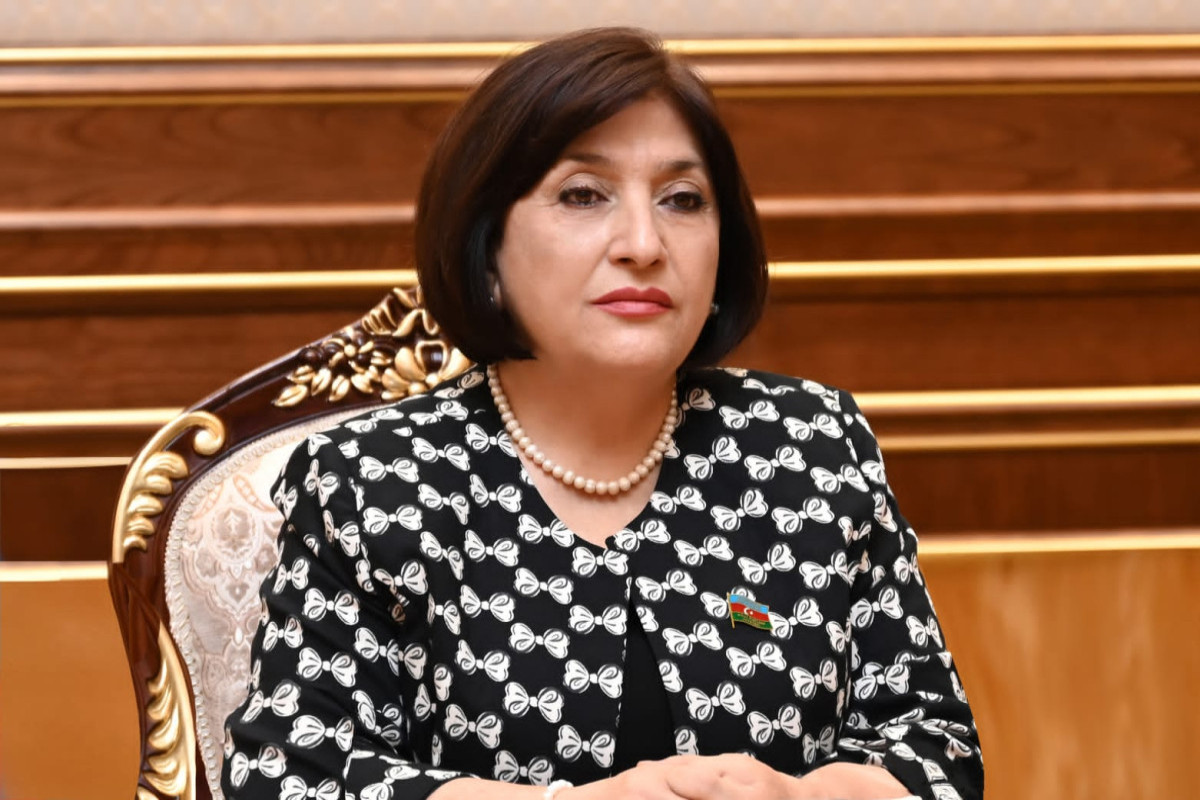 Chair of the Milli Majlis Sahiba Gafarova