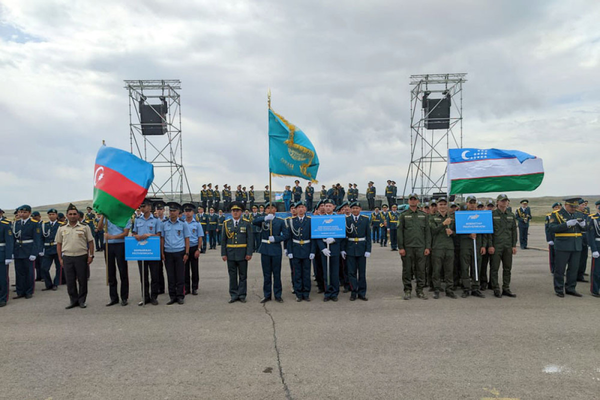 Military lyceum cadets take part in military-patriotic session Aibyn in Kazakhstan - Azerbaijani MoD
