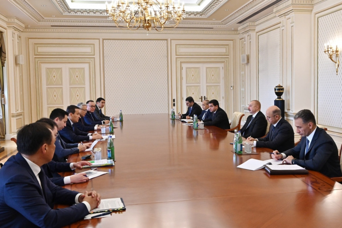 President Ilham Aliyev received Prime Minister of Kazakhstan-UPDATED 