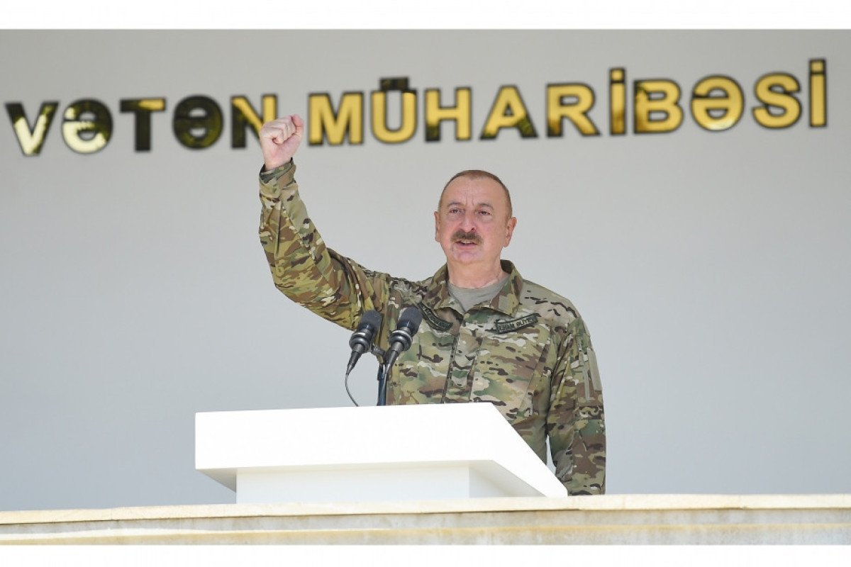 Ilham Aliyev, President of Azerbaijan, Commander-in-Chief of the Armed Forces