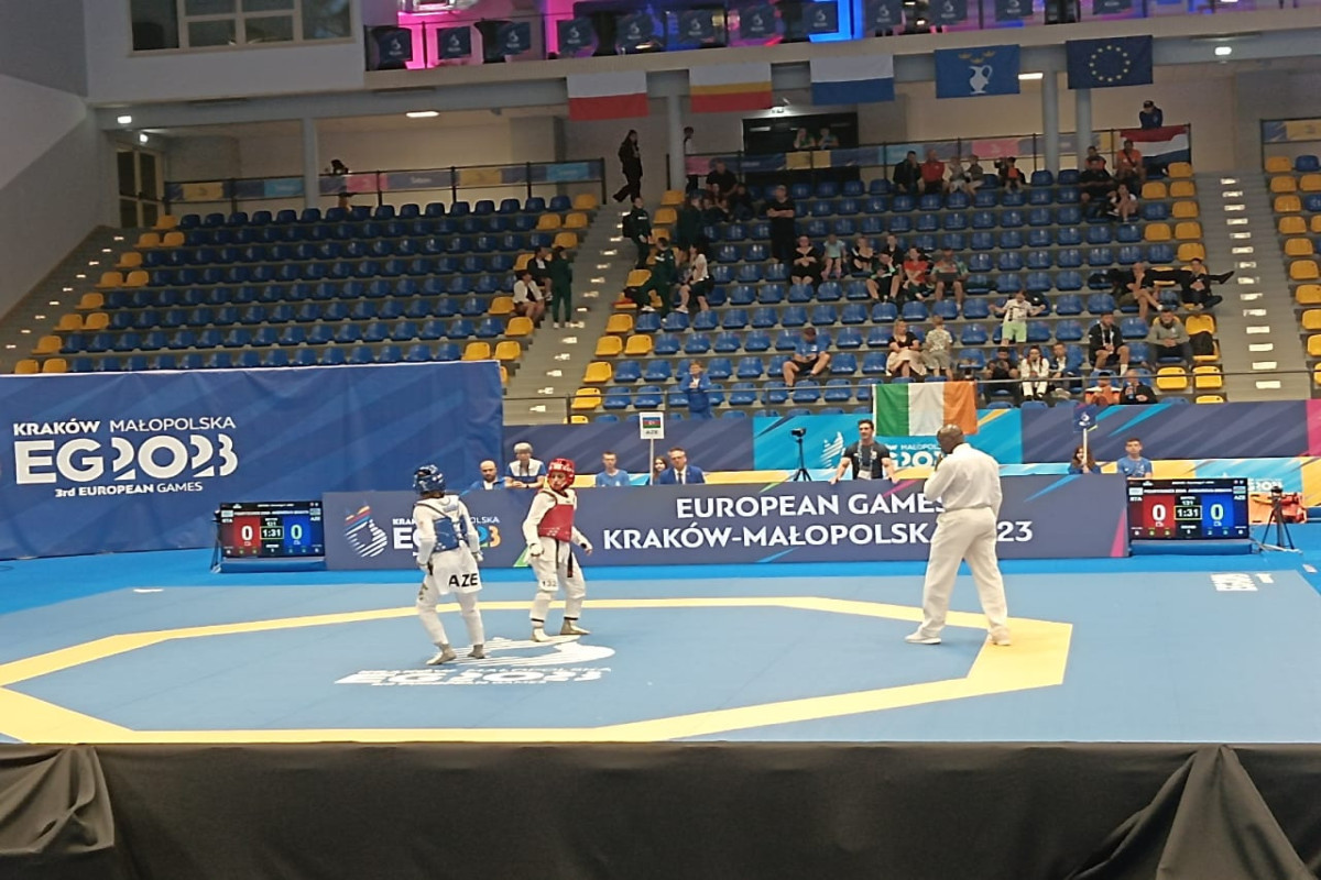 Azerbaijani taekwondo fighters win 1 silver and 1 bronze medal at the III European Games-PHOTO 