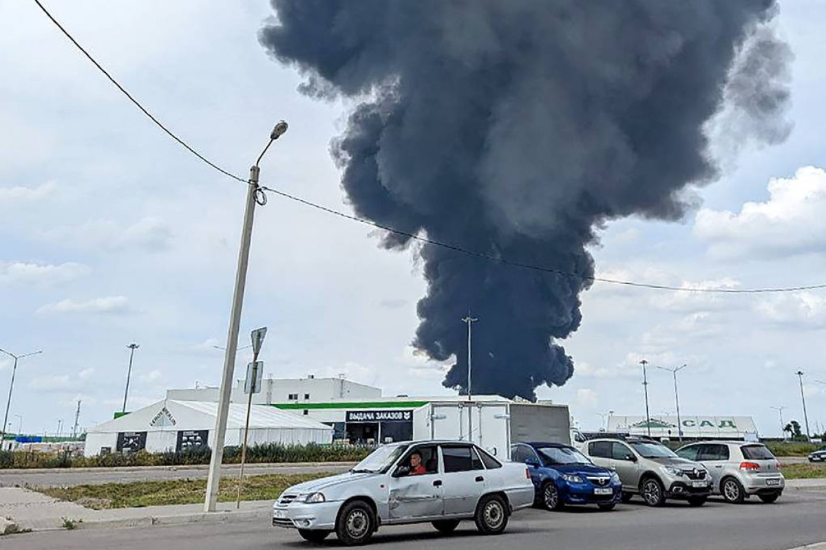 Oil depot ablaze in Voronezh Region, says governor
