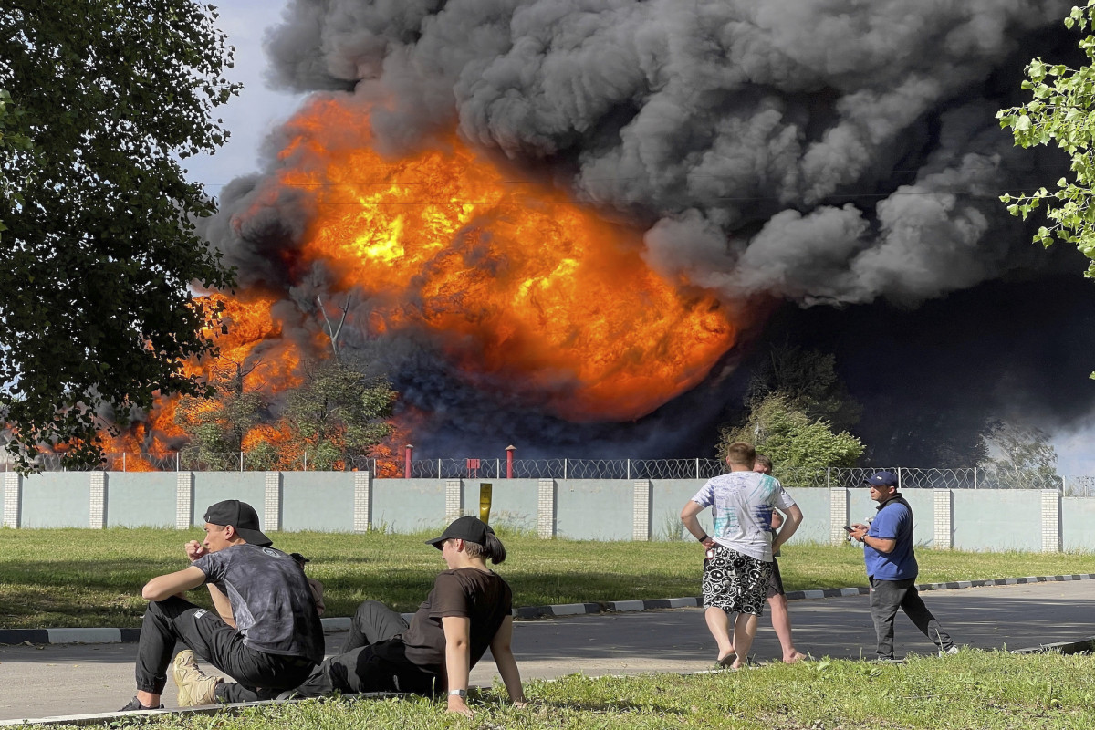 Fuel tank fire in Voronezh has been extinguished