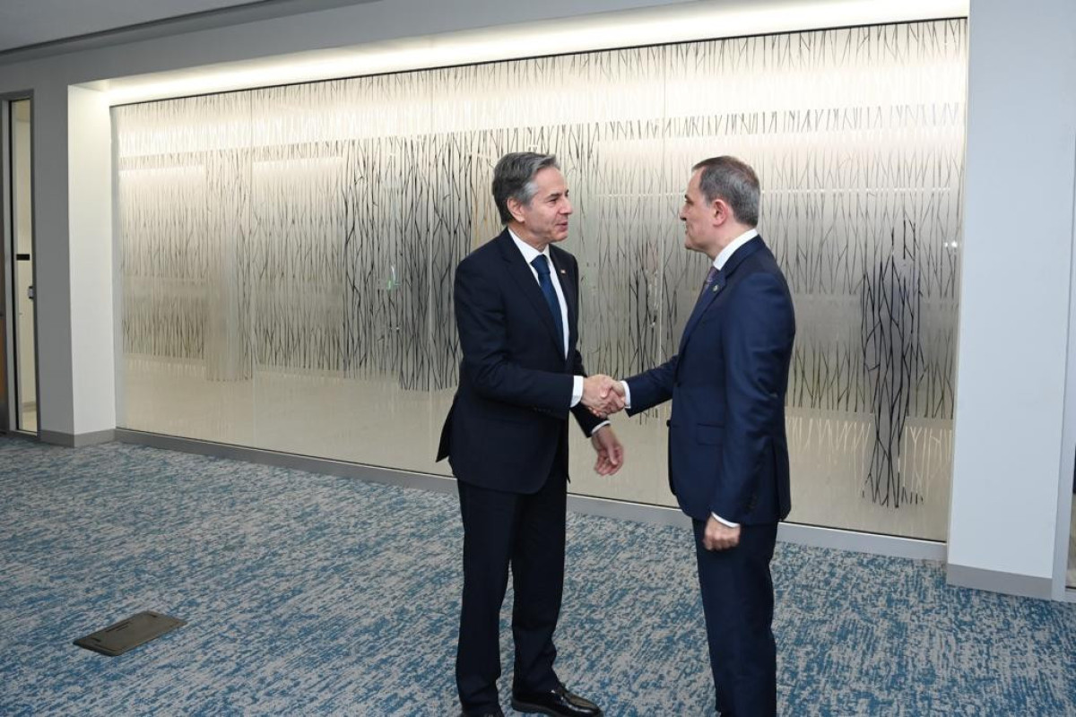 Azerbaijani FM meets with Blinken